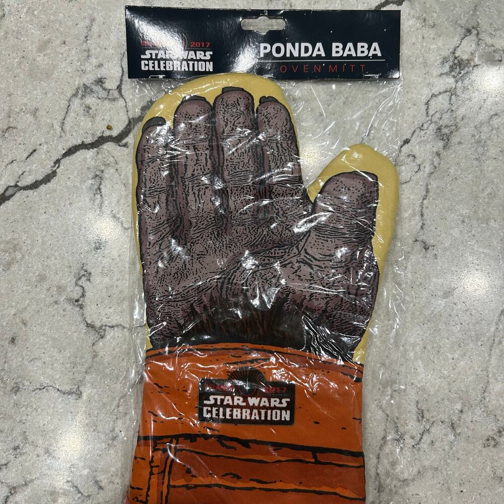 Star Wars Celebration 2017 Ponda Baba Oven Mitt – Disney Licensed – New